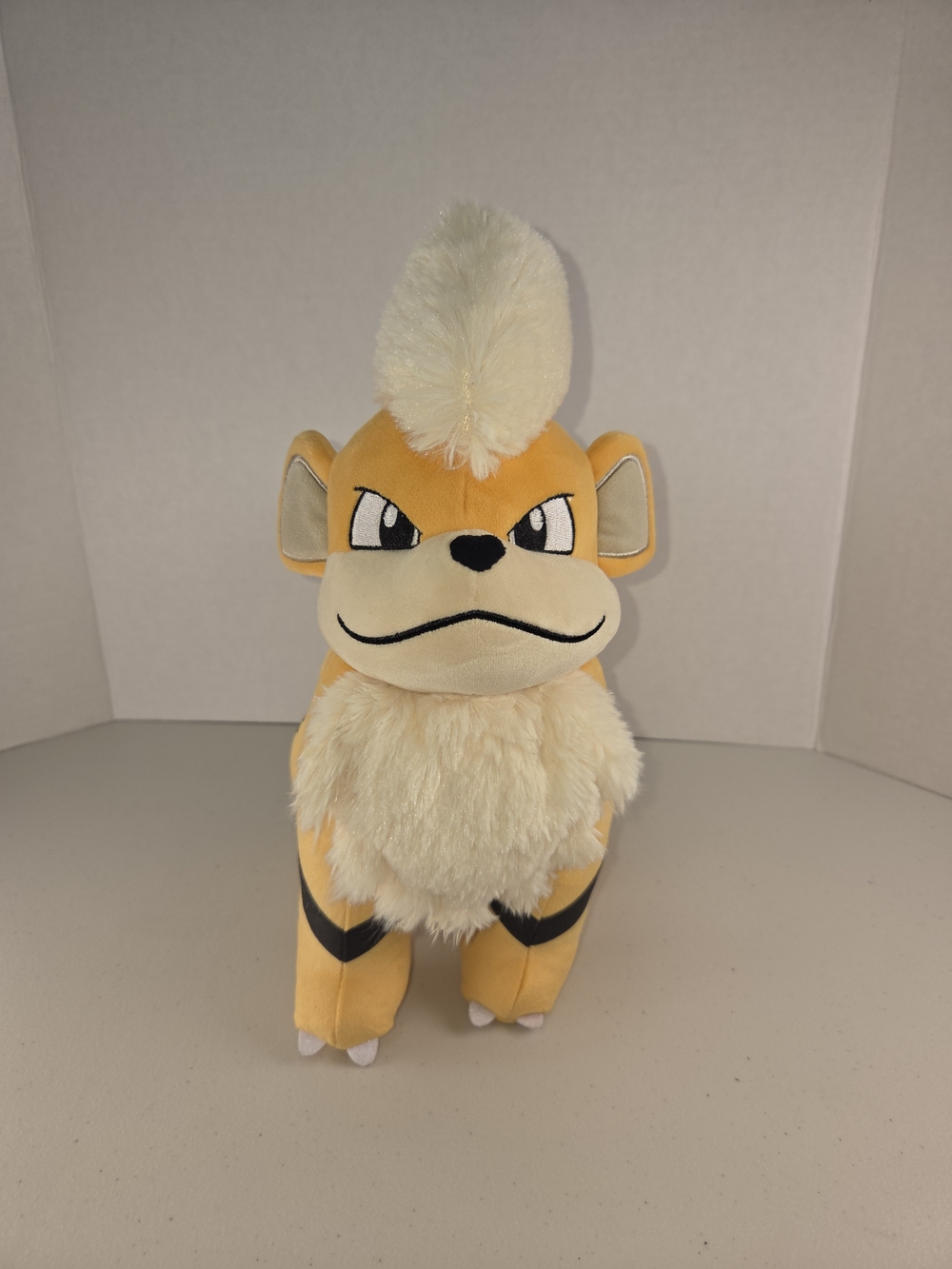 Pokemon Growlithe Plush - Yellow and Cream 13 Inches